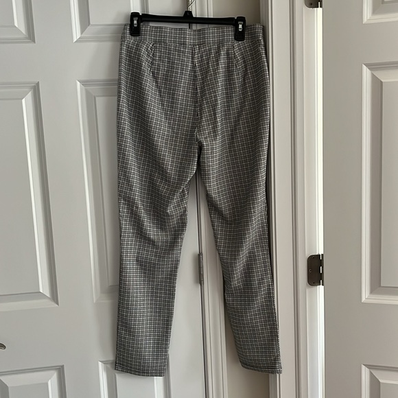 Tommy Hilfiger size 12 x 27” ankle slim pull on pants skinny check plaid EUC - Picture 5 of 11